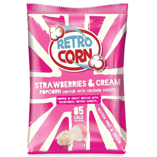 Retrocorn Popcorn - Strawberries & Cream